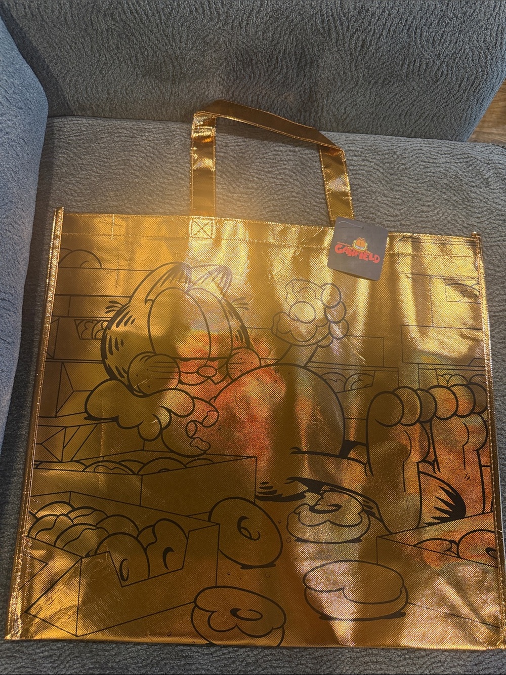 Garfield Metallic Copper Tote Bag